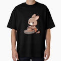 Brown Bunny Sculptor Cartoon – Adorable Animal Pottery Artist by Confuzz1ed