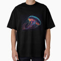 Techno Neon Jellyfish by DreamPuzzles
