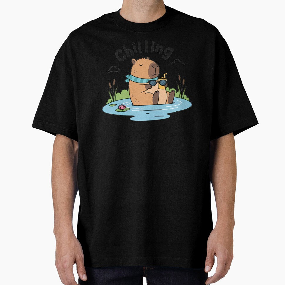 My Spirit Animal is a Capybara - Funny Animal Lover Tee by FreshPrintCo
