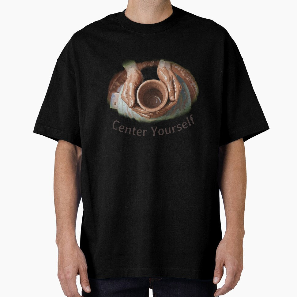 Center Yourself Ceramic Pottery Lovers by Sword In The Sand