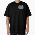 cute gray cat winking for crazy cat ladies by Karisdesignss