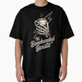 Bonehanded Barista Skeleton Holding Cup Logo - Dark by Bonehanded