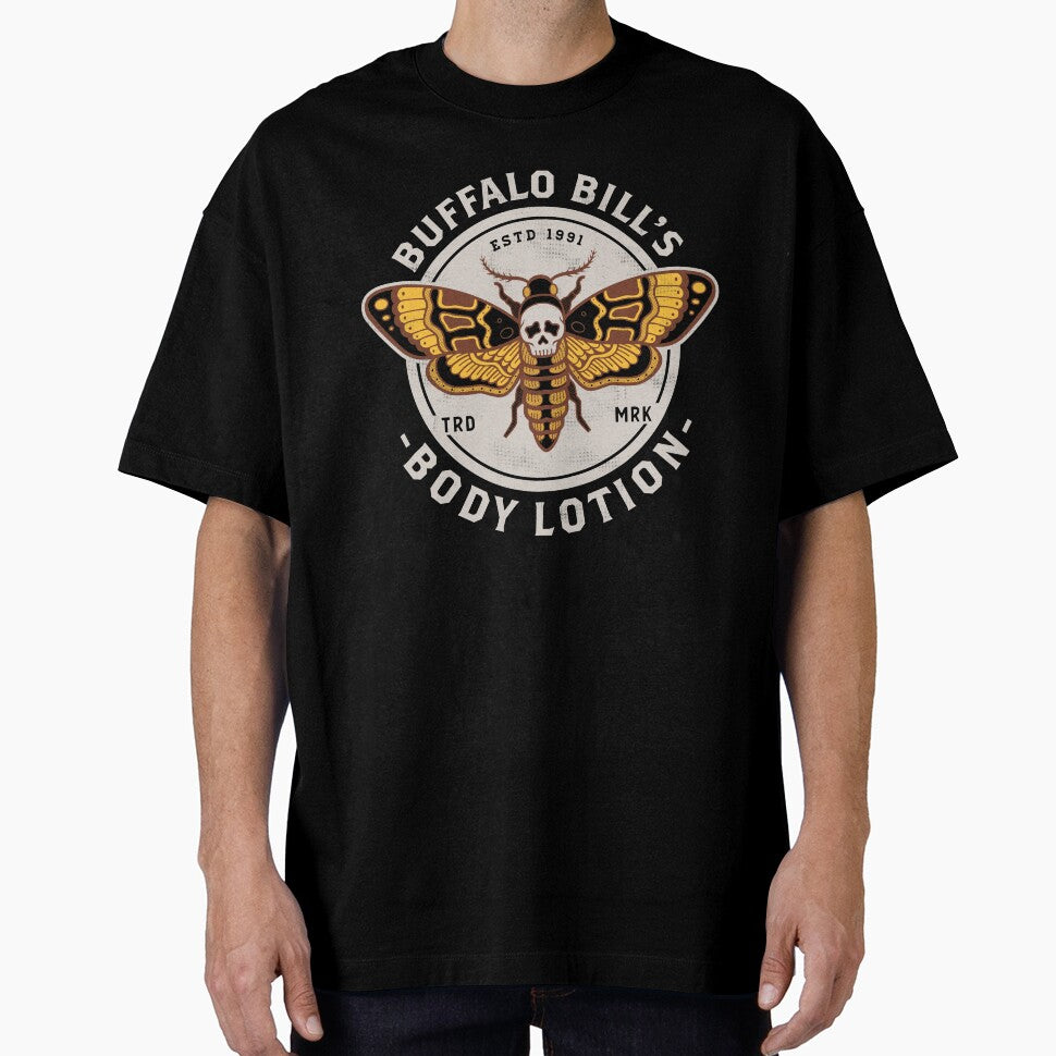 Buffalo Bill's Body Lotion - Death's Head Moth - Horror - Distressed Vintage Design by Nemons
