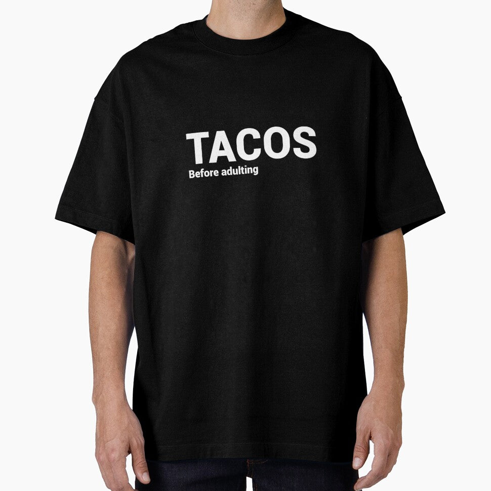 Tacos before adulting food meme minimalist hydro flask by CheeseBlueprint
