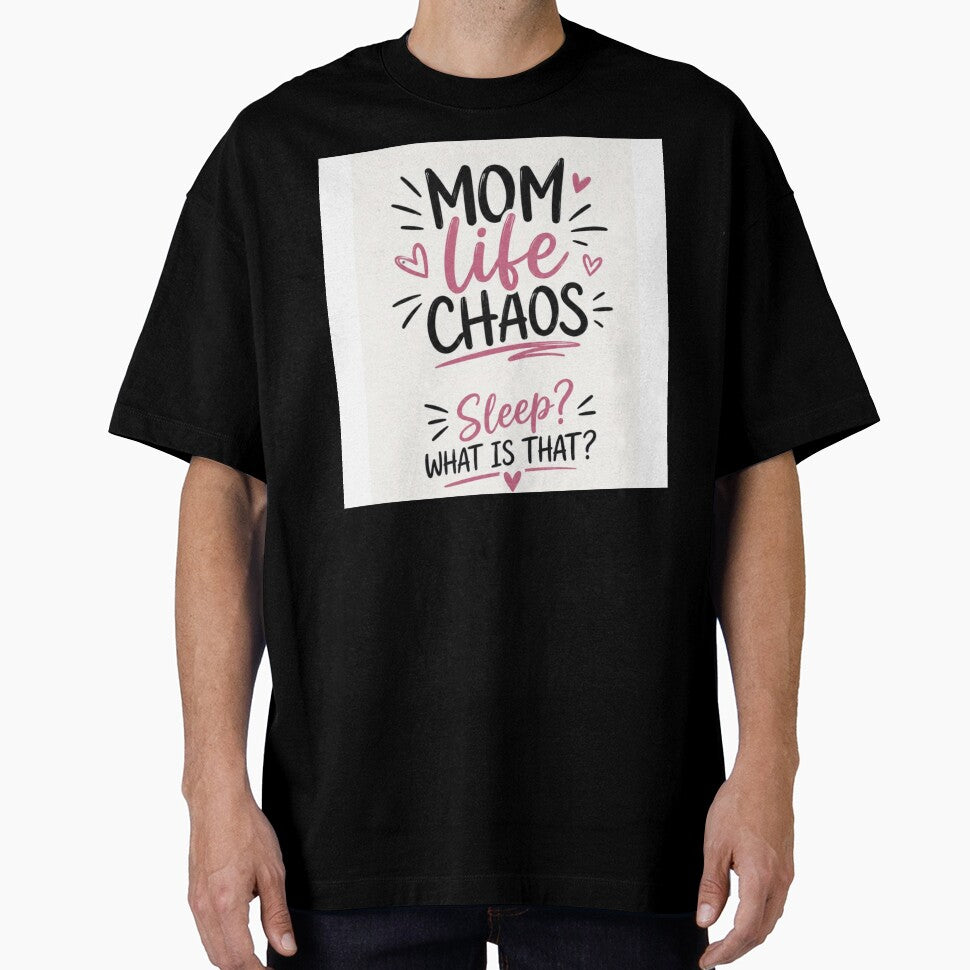 Mom Life Chaos/ Sleep what is that?- Funny mom life Quote by Alexamarin
