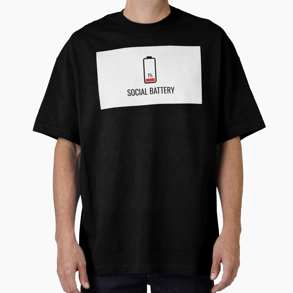 Low Social Battery 1% by LunaNova-Studio