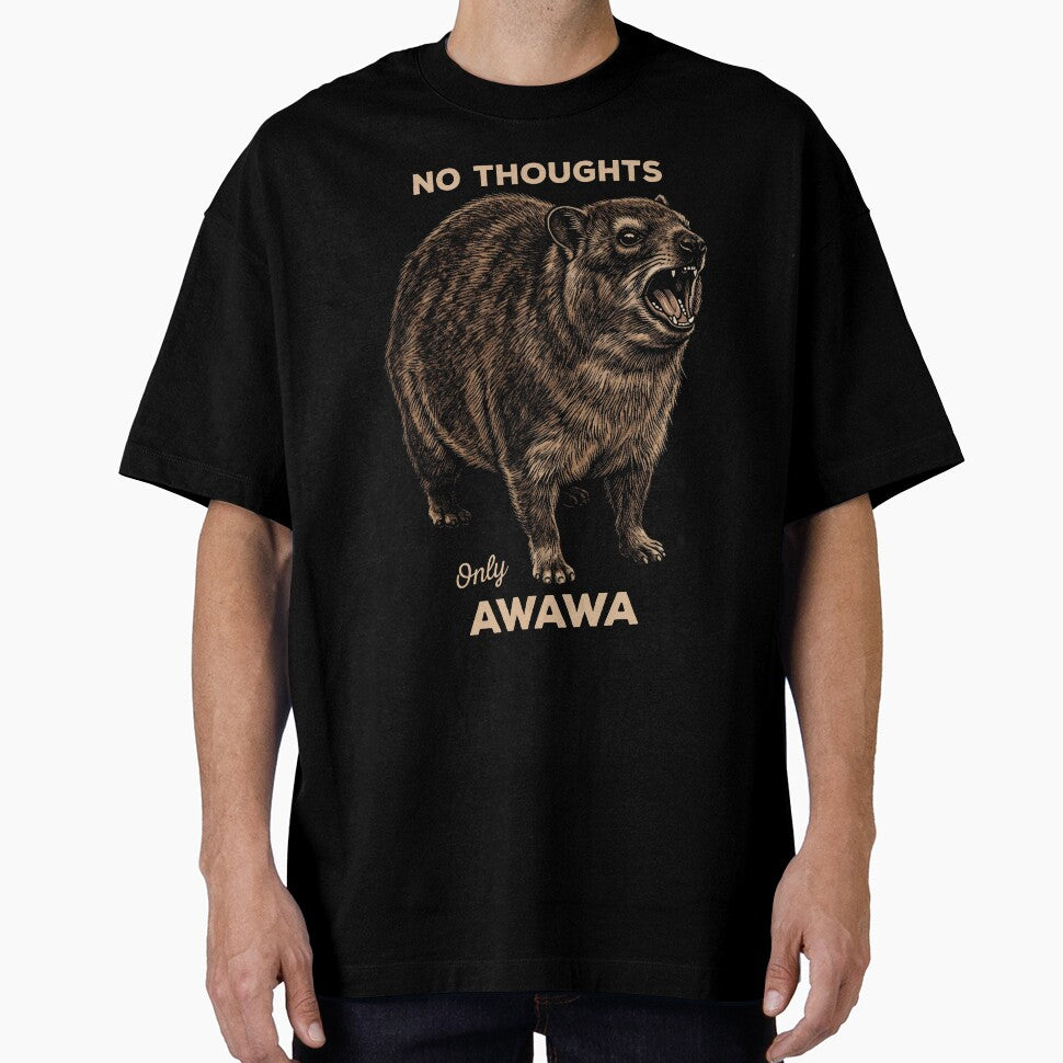 No Thoughts Only Awawa Screaming Rock Hyrax by d247
