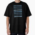 Gratitude Blue Repeating Gradient Word by NinniSilver