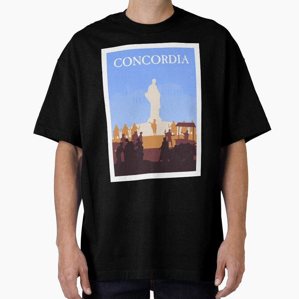 Concordia - Board Games - Minimalist Travel Poster Style - Board Game Art by MeepleDesign