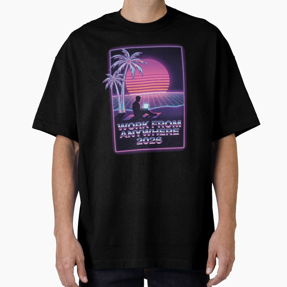 Work From Anywhere 2026 Vaporwave by FlamaC