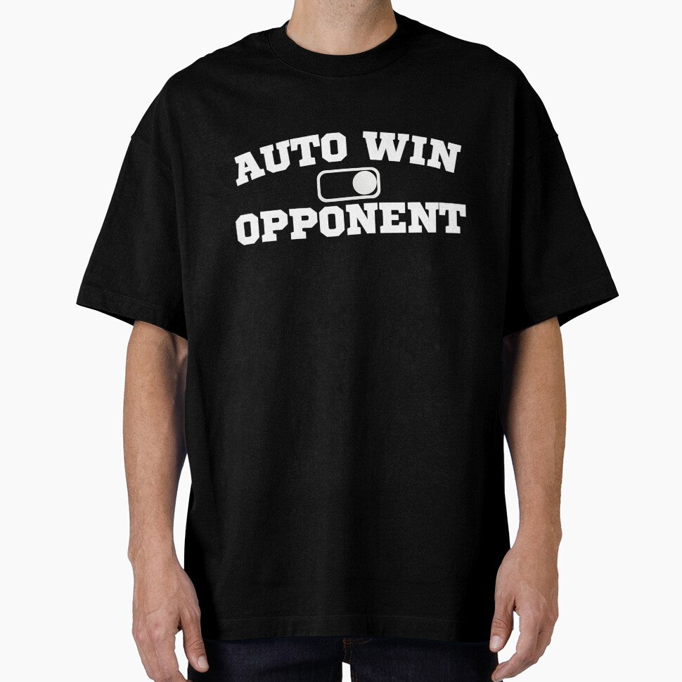 Auto Win Opponent Fantasy Football Shirt Funny Easy Win Matchup League Joke Humor Tee by Grayson809