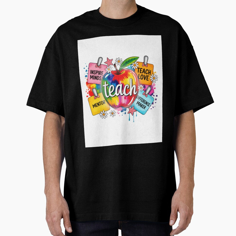 Teach – Colorful Teacher Quote Design | Inspire Minds, Mentor & Make a Difference | Teacher Appreciation Gift by ArtiVibeAura