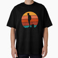 Solo Traveler Vintage Sunset Backpacker Travel Illustration by ShahinurSobuj