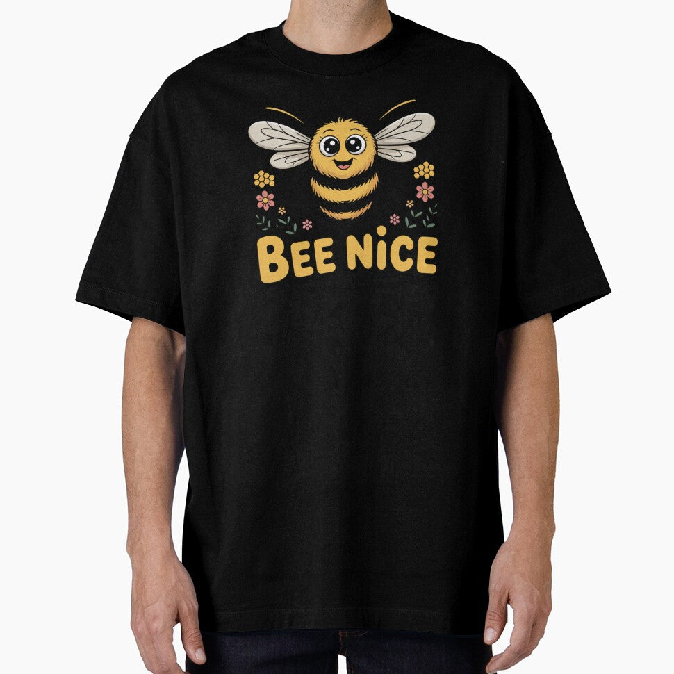 Bee Nice or Buzz Off Flower Design by Peter Stawicki