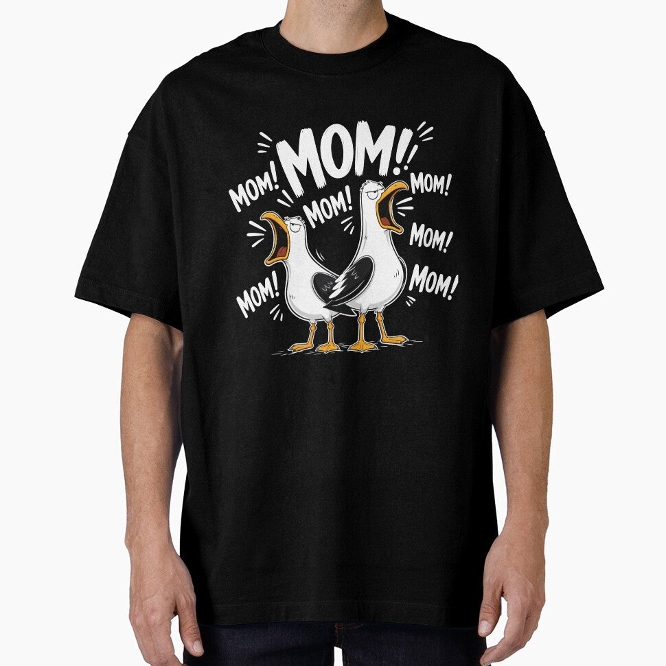 Funny Mom Seagull Mama Shirt Moms Be Like MOM MOM MOM Mothers Day Gift by kiralynstration
