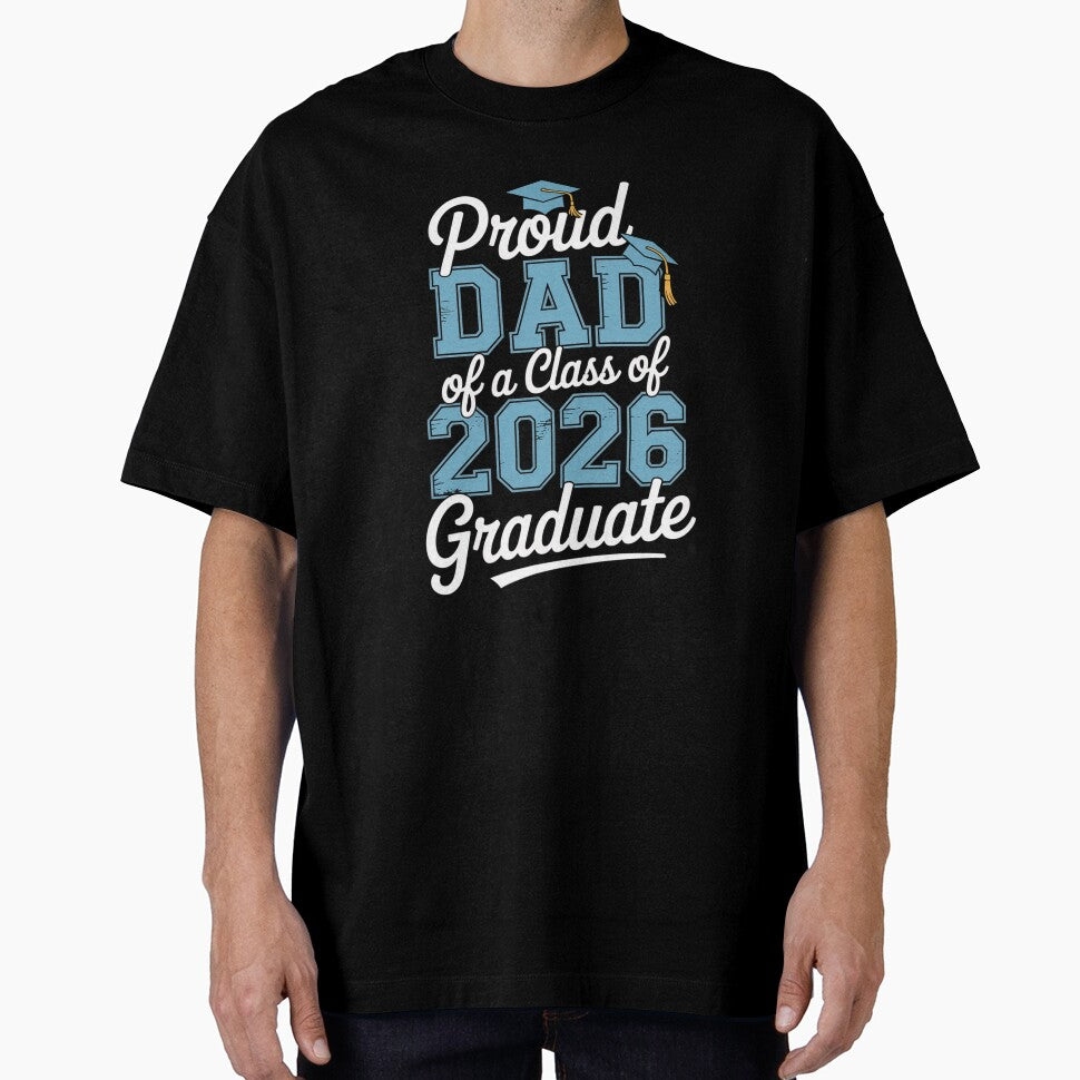 Proud Dad of a Class of 2026 Graduate Funny Senior by Rrettgison
