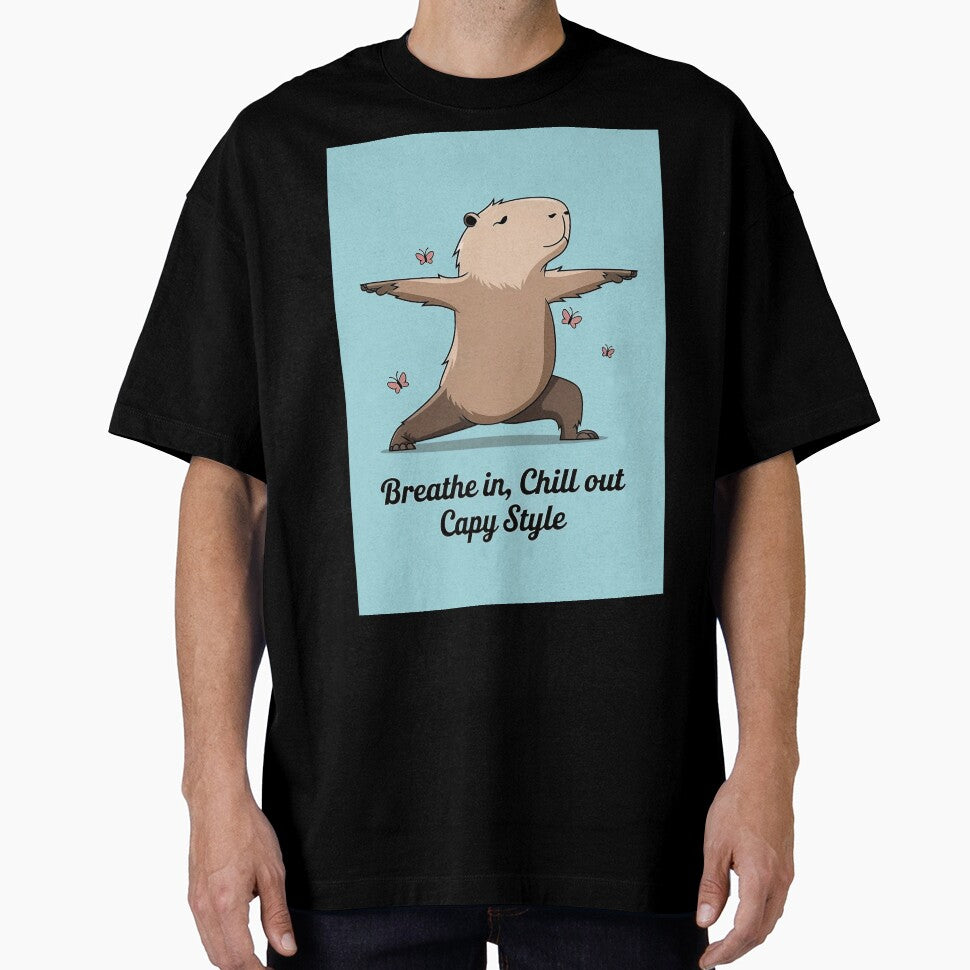 Breathe in Chill out Capy Style by Situstshirts