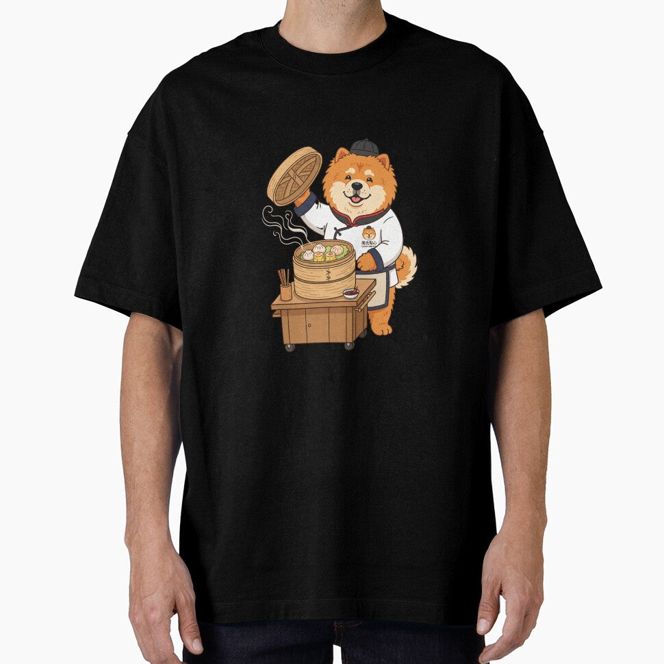 Chow Chow Dim Sum Chef Cute Asian Foodie Dumpling by PictoVibe