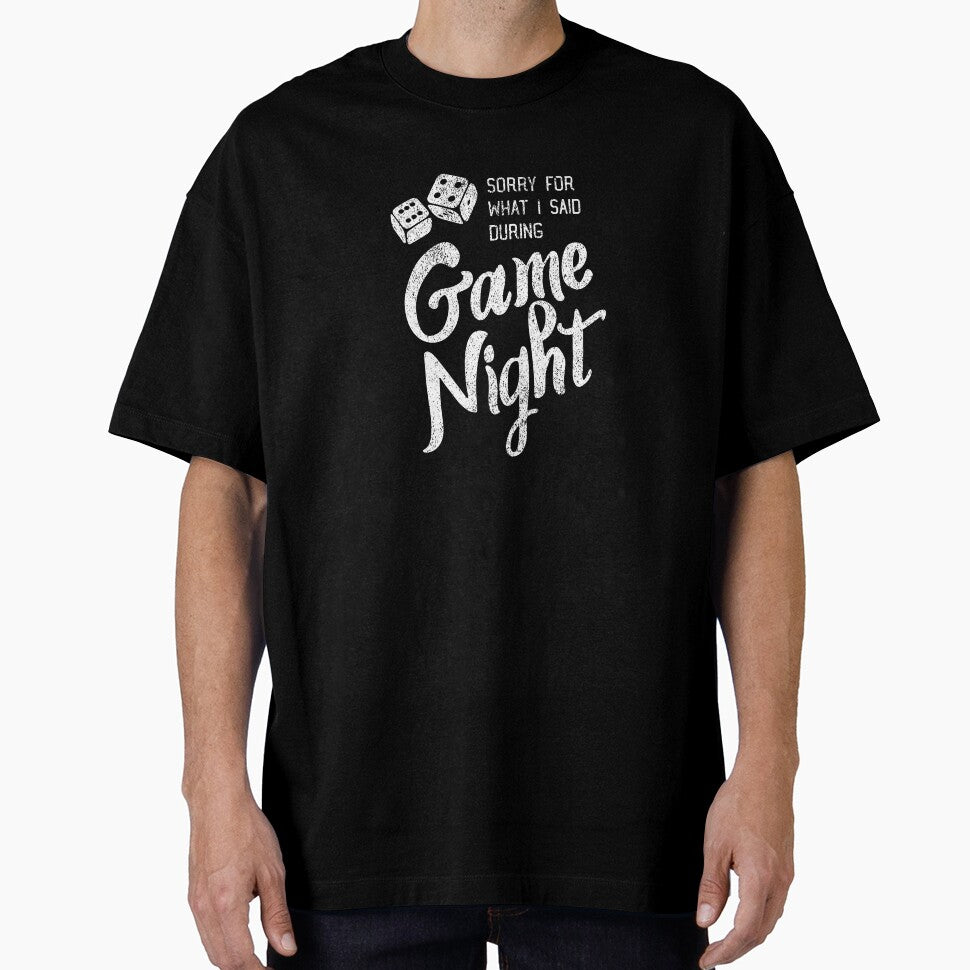 Sorry for what I said during Game Night - Funny Game Night - Gift for Him - Gift for Her by reeeberlabs