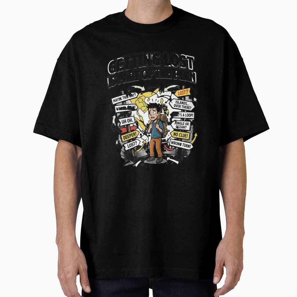 Getting Lost Is Part of the Plan – Funny Backpacker Travel Shirt, Southeast Asia Travel Meme Tee, Solo Traveler Humor by Backpackers Society