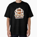 Powered By Coffee – Funny Coffee Lover Sticker by MrDev