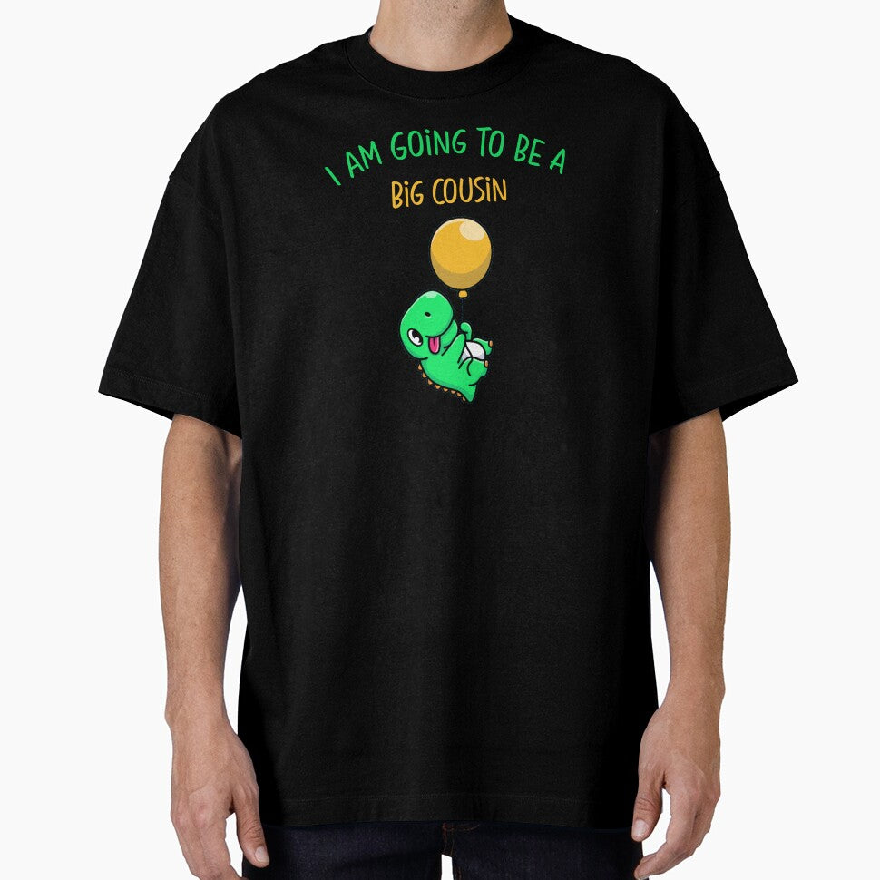 Promoted To Big Cousin Again Shirt, Dinosaur Big Cousin 2023 by Jadir