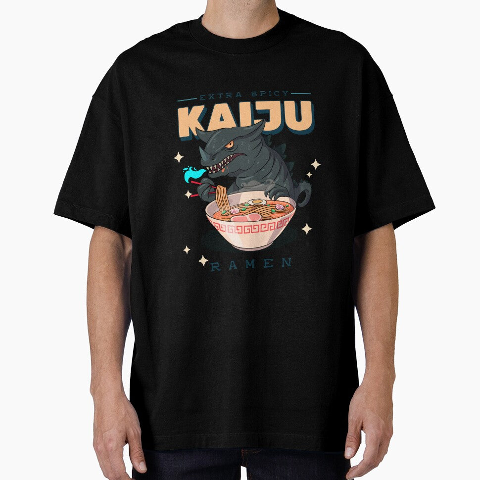 Retro Extra Spicy Ramen Noodles Japanese Anime Kaiju by MasterArtsman