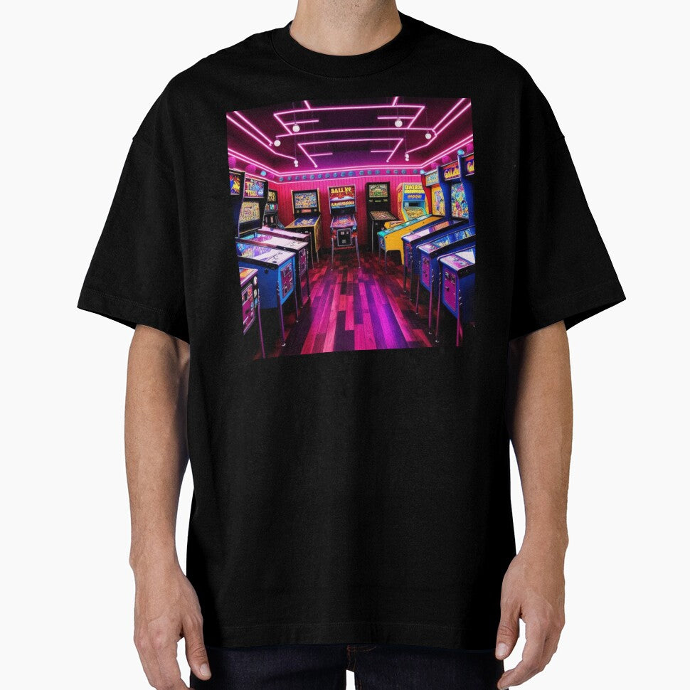 Neon Nostalgia: Retro Arcade Pinball Adventure by Chippychips1