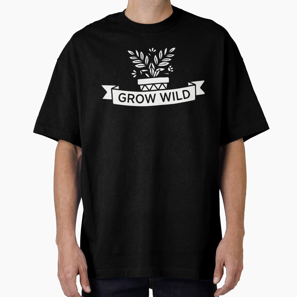 Grow Wild - Cute Potted Plant & Gardening Line Art by Abdullah9130