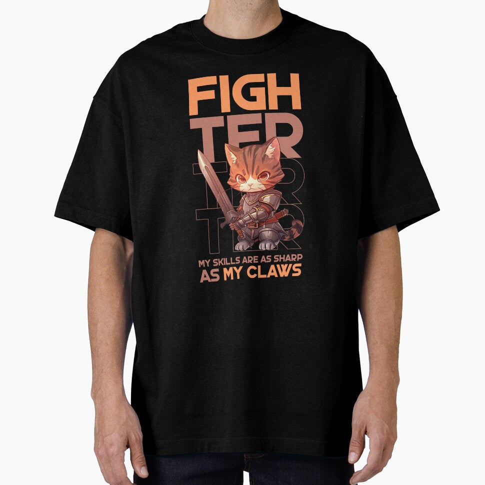Fighter Cat by Not Enough Mana - RPG Stuff