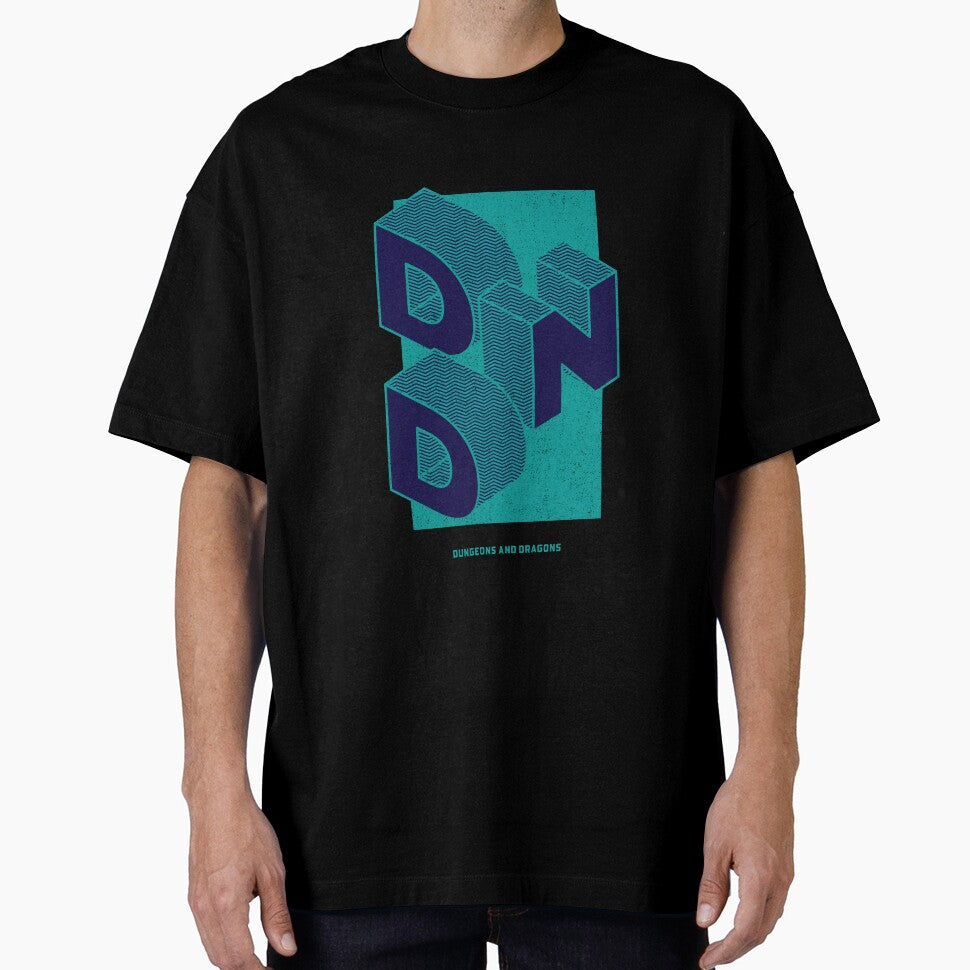 Retro 3d DND T-shirt Design | Dungeons and Dragons T-shirt by GenerationalArt