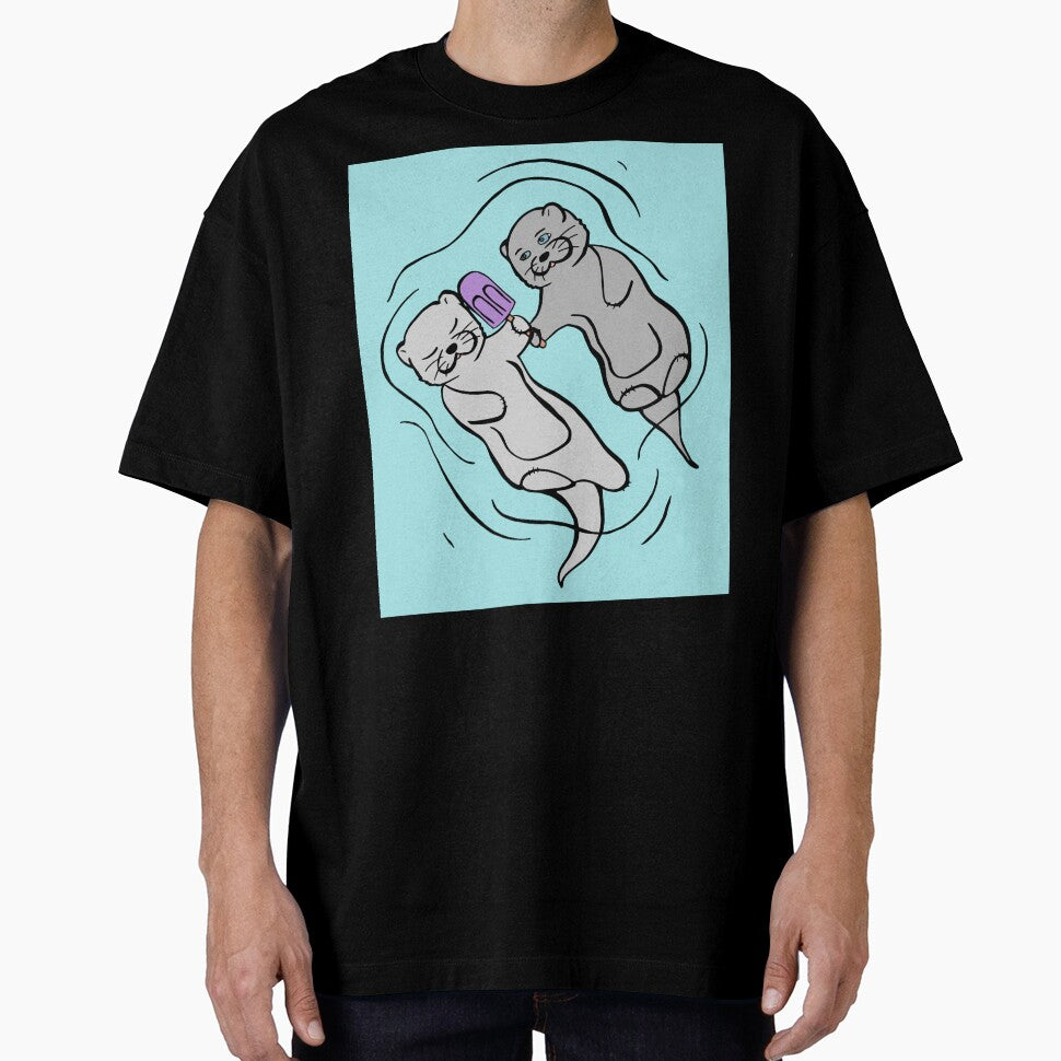 Otters Holding Hands, Wait, That's a Popsicle by Otter-Grotto