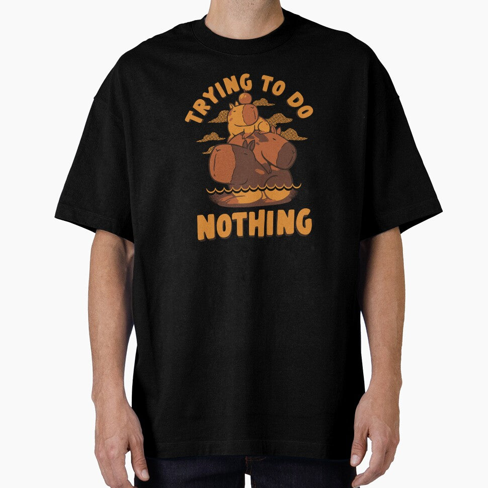 Trying To Do Nothing Funny Capybara by Tobe Fonseca by Tobe Fonseca®