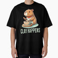 Clay Happens - Funny Capybara Pottery Ceramics Artist by AlbertaDana