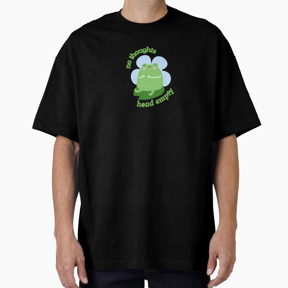 no thoughts head empty cute frog by stickersxbecca