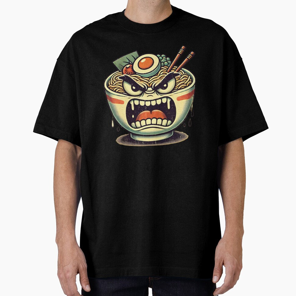 Angry Ramen Bowl by Blink Art Studio