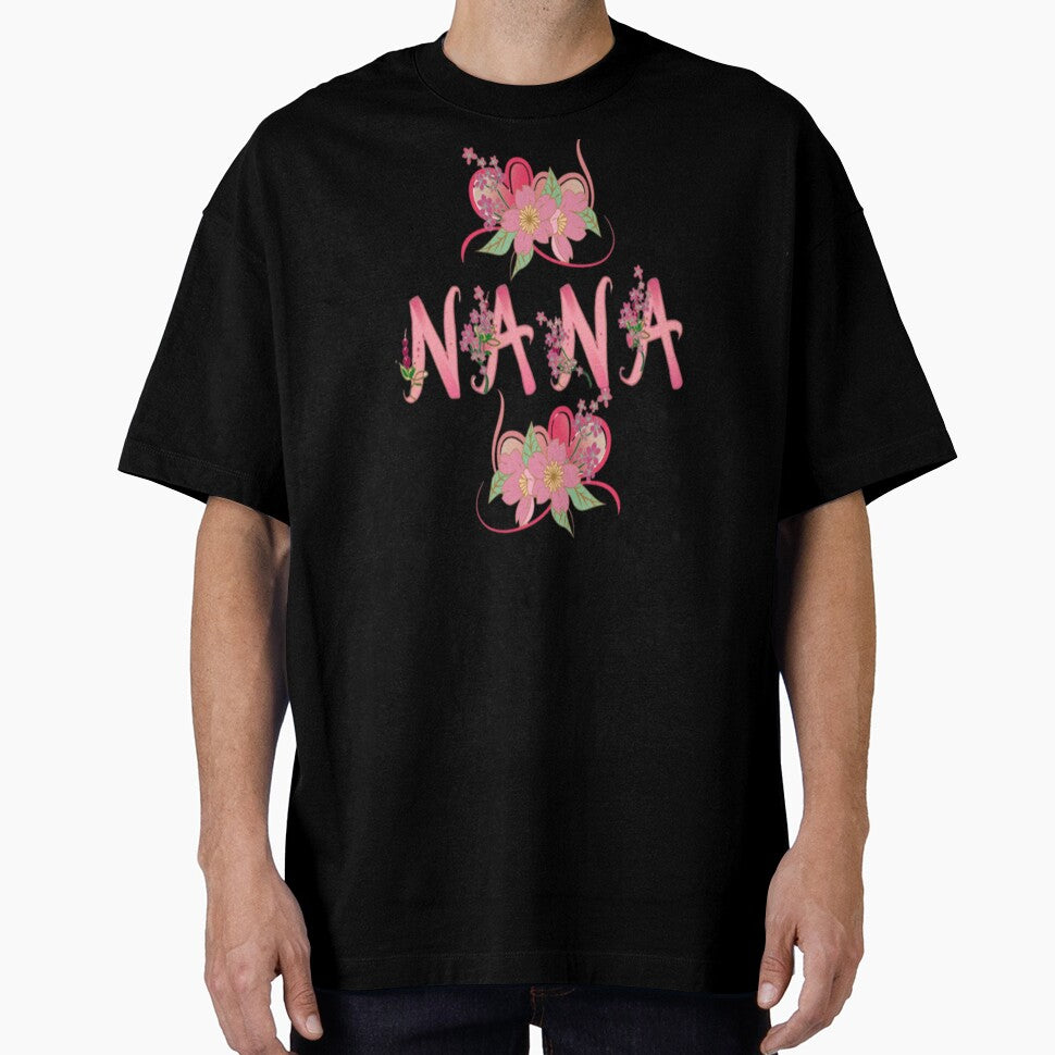 Nana Word With Flowers, Bohemian Mothersday Stepmom Mothersday, Super Mom Super Wife Mothersday by Adri Barnard