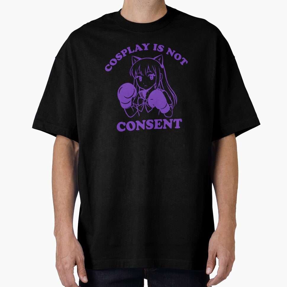 Kawaii Girl with Boxing Gloves – Cosplay Is Not Consent by RockFireMerch