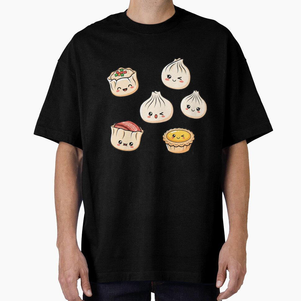The Dim Sum Squad - Cute Kawaii Asian Food Design by Tropical art
