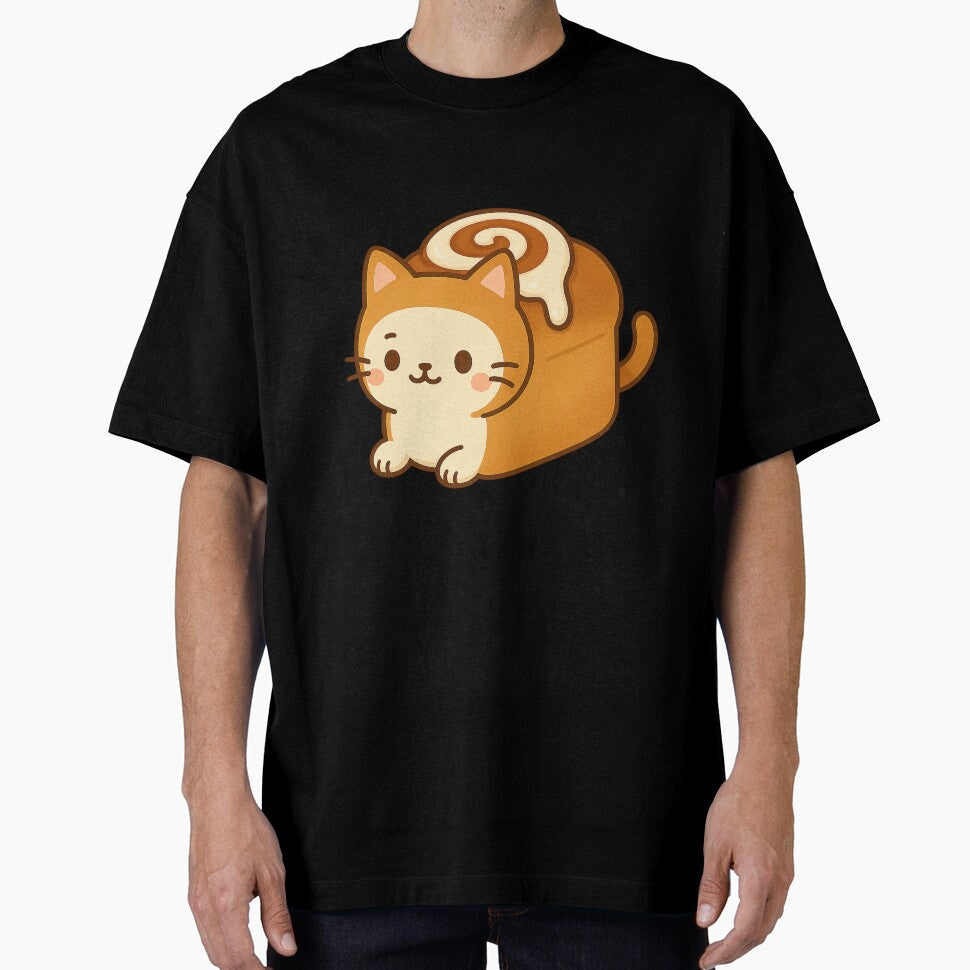 Cinna-Loaf Cat – Cozy Cinnamon Roll Kitty Sticker by Tripconic