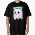 Ghost Low Battery 1% – Cute Introvert Ghost Minimal Design by Low Battery Society