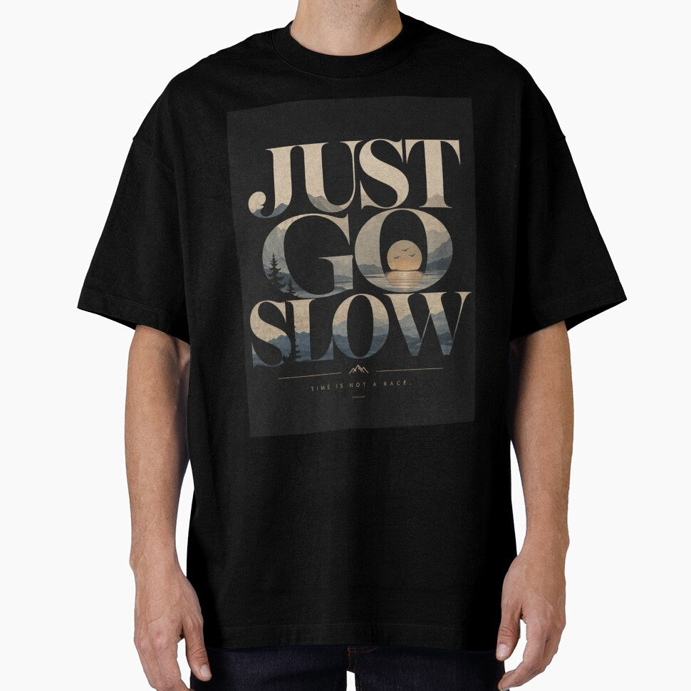 Slow Living Aesthetic T-Shirt – Calm Mind Minimalist Nature Tee | Inner Peace & Soft Life Vibes by Sarcastic Meme Tees Studio