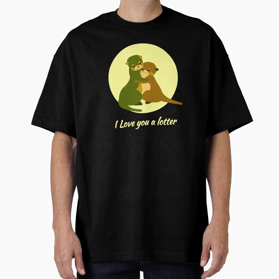 Funny Otters Love. I Love You Lotter. by Design-Maniya