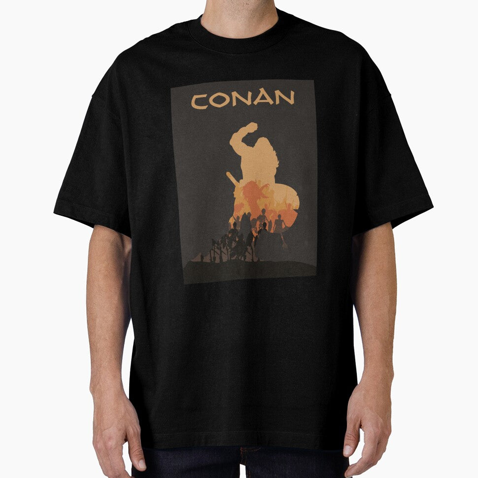 Conan (dark) - Minimalist Silhouette Poster Style - Board Game Art by MeepleDesign