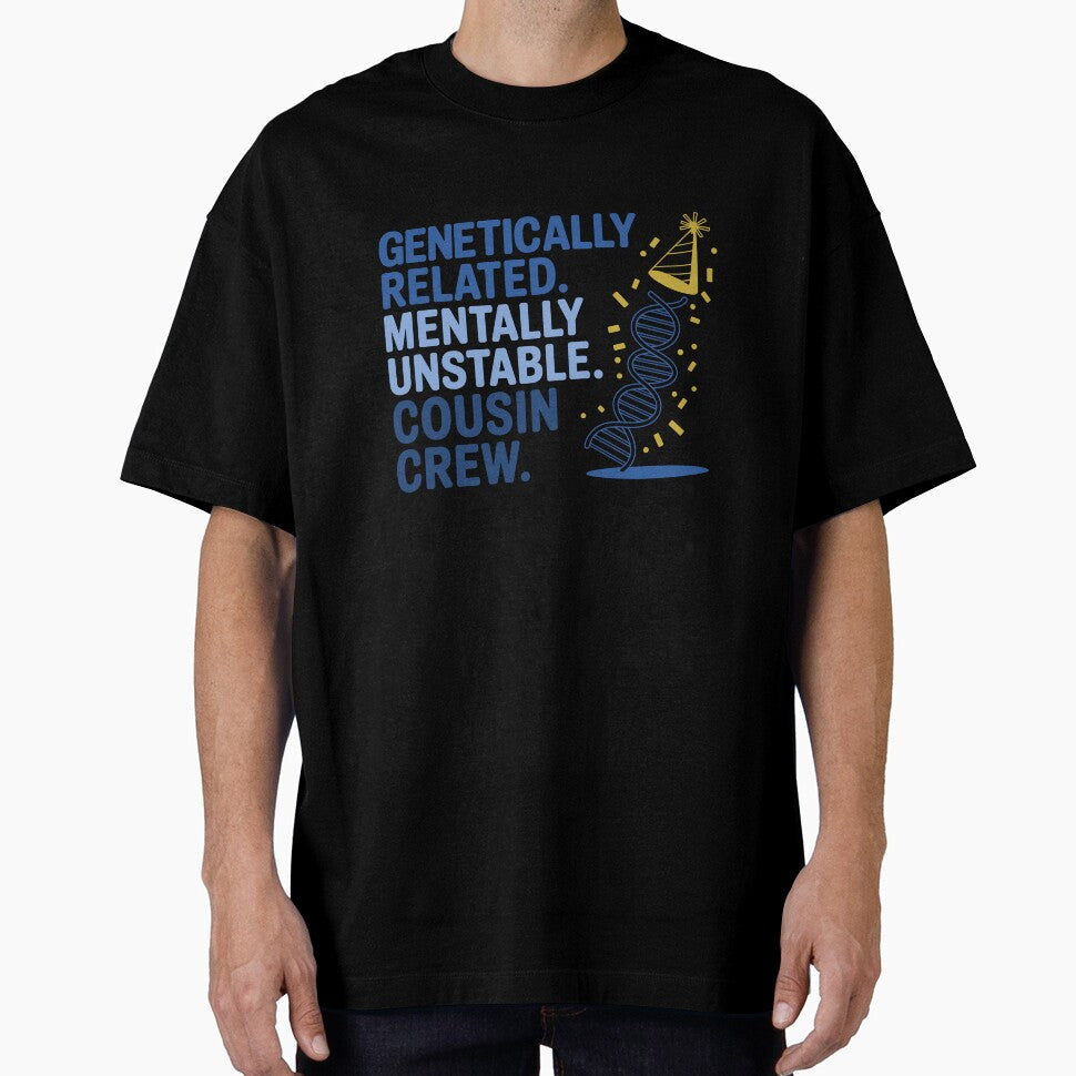 Cousin Crew DNA Party Humor Design by theartfulaspie