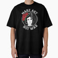 Make Art Not War product, Art Tee, Artist design by Lisbob