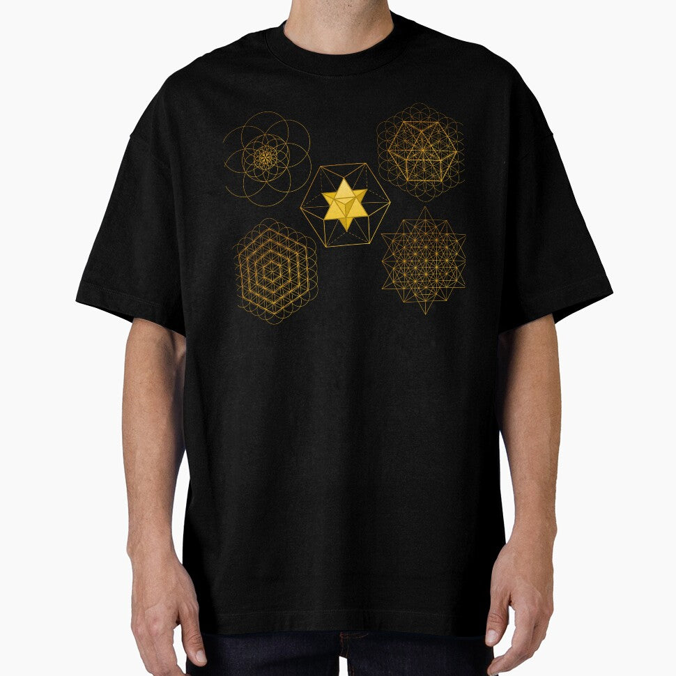 Golden Sacred Geometry Symbols – Spiritual Sticker Pack by MJ Koldewyn
