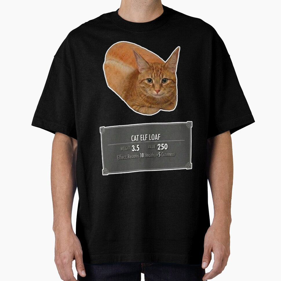 Cat Elf Loaf RPG Item Stats Funny by Astraskal