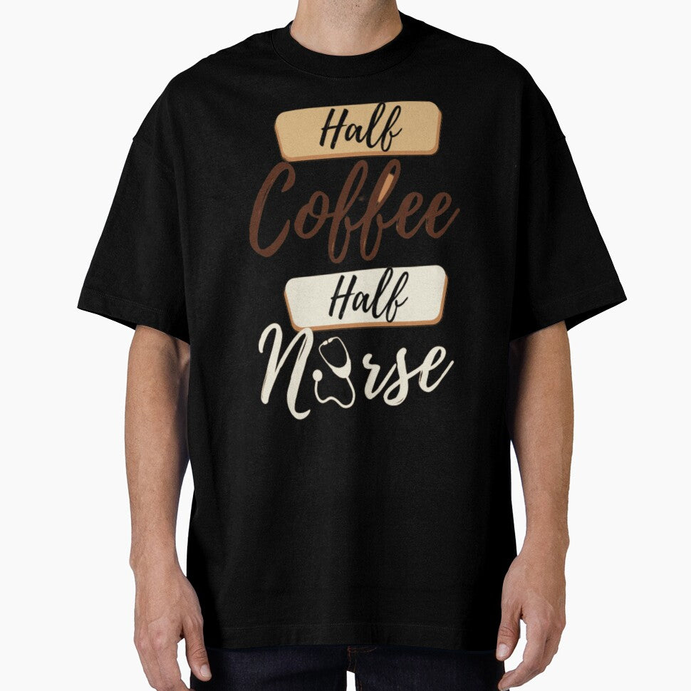 Half Coffee Half Nurse - a Mugs Coffee by The Trend Shopl