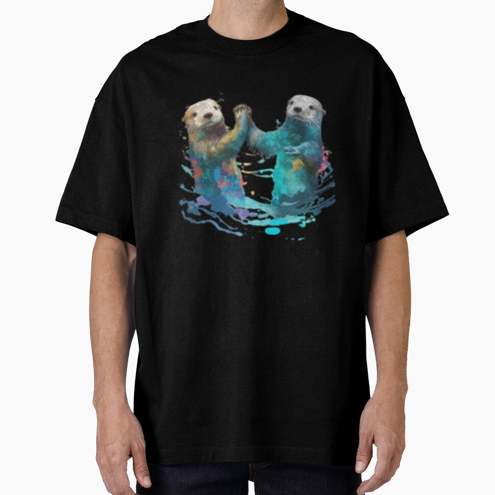 Significant Otters Otters Holding Hands by Unique-for-U
